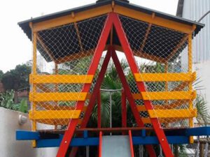 Redes de protecao para playground externo