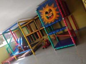 Redes de protecao para playground interno