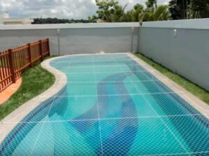 Rede de protecao para piscina