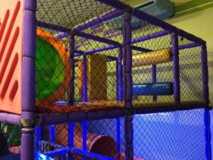 Redes de protecao para playground interno