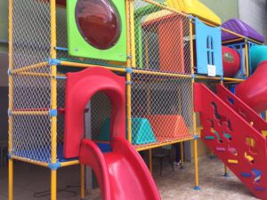 Redes de protecao para playground interno