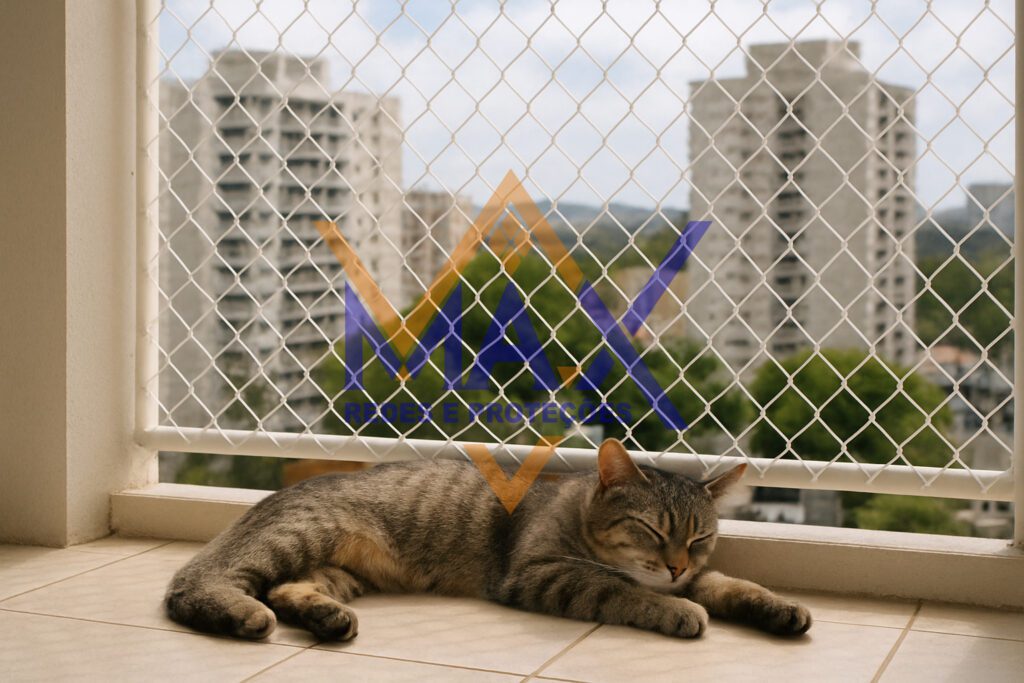 rede de protecao para gato e pet Redes de proteção para gatos